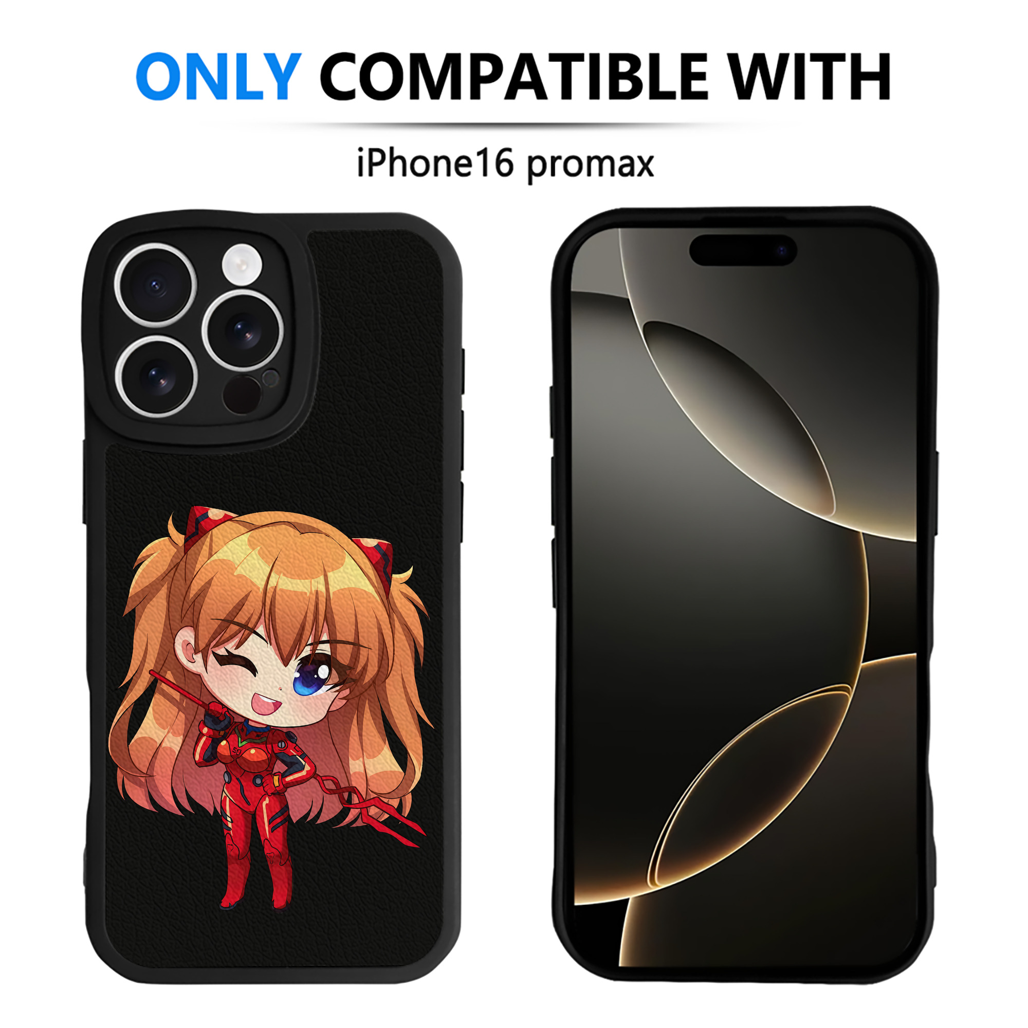 （画像用） EVA 新世紀エヴァンゲリオン 【iPhone 16シリーズ対応】シリコンスマホケース（レザー調） 材質：シリコン